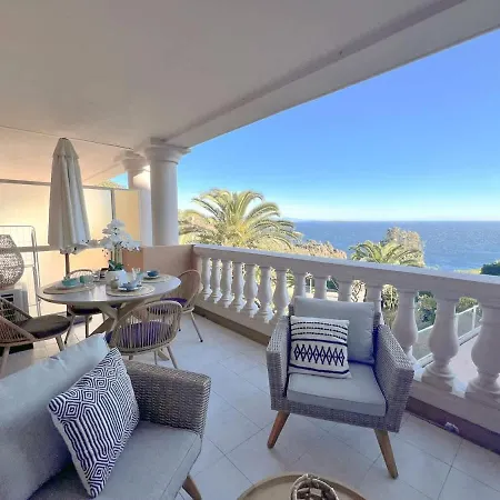 2-room Sea Swimming Pool Air Conditioning Parking דירה Théoule-sur-Mer