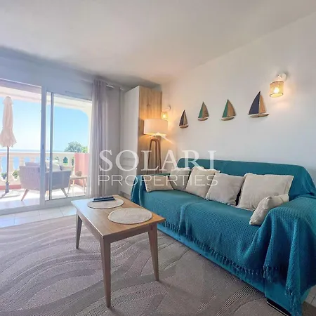 2-room Sea Swimming Pool Air Conditioning Parking דירה Théoule-sur-Mer